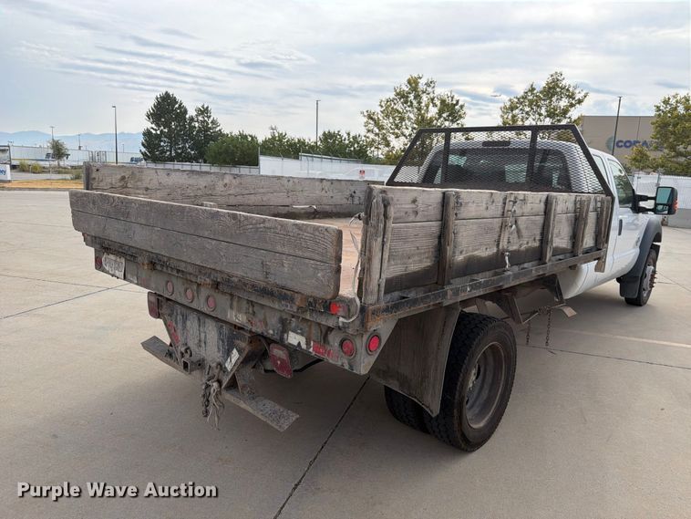 image for item FK4586 2016 Ford F550 dump flatbed truck