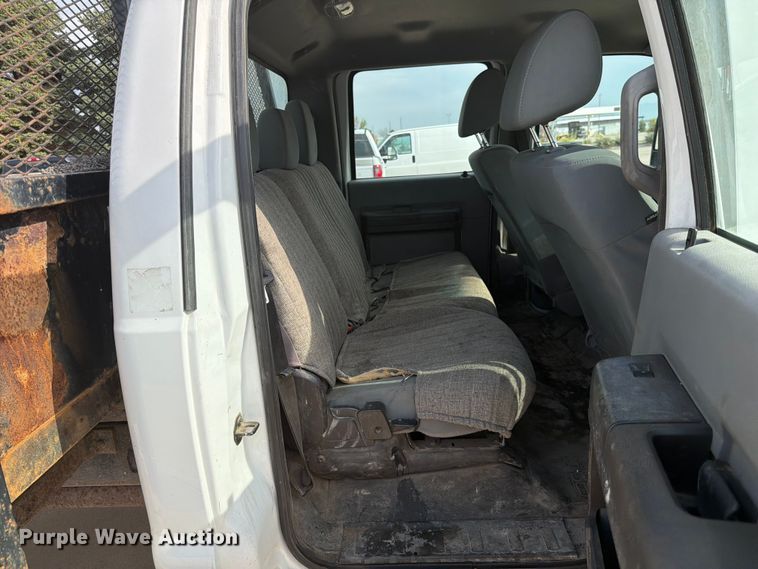 image for item FK4586 2016 Ford F550 dump flatbed truck