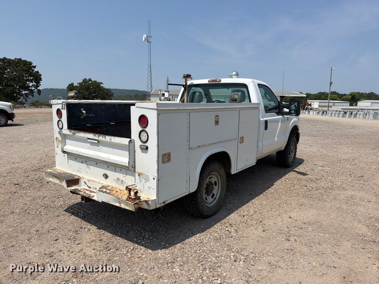 image for item FK5041 2011 Ford F250 Super Duty utility bed pickup truck