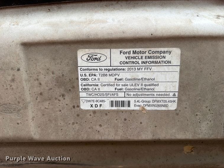 image for item FK5068 2013 Ford E350 van