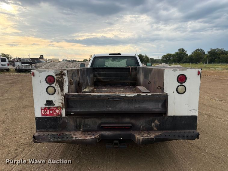 image for item FK5073 2011 GMC Sierra 3500HD utility bed pickup truck