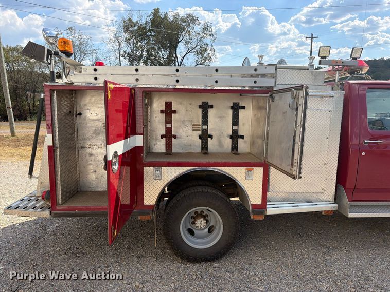 image for item FK5143 1986 Ford F350 pumper fire truck