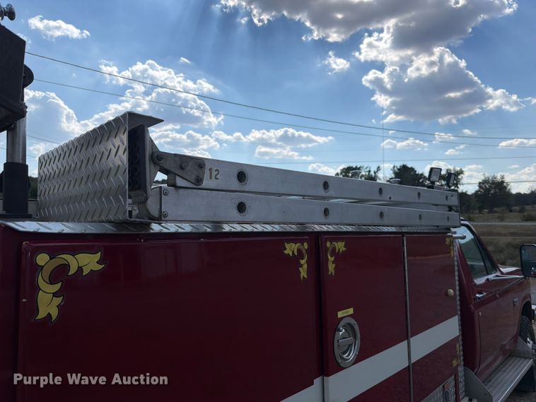 image for item FK5143 1986 Ford F350 pumper fire truck