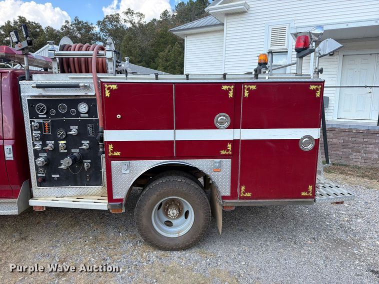 image for item FK5143 1986 Ford F350 pumper fire truck