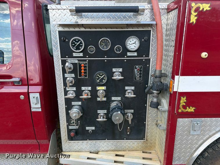 image for item FK5143 1986 Ford F350 pumper fire truck