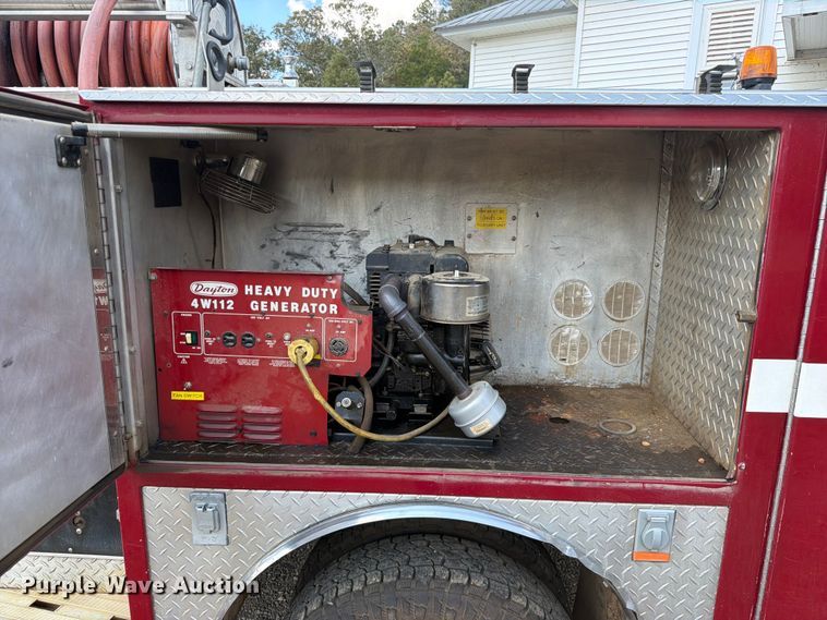 image for item FK5143 1986 Ford F350 pumper fire truck