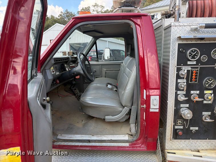 image for item FK5143 1986 Ford F350 pumper fire truck