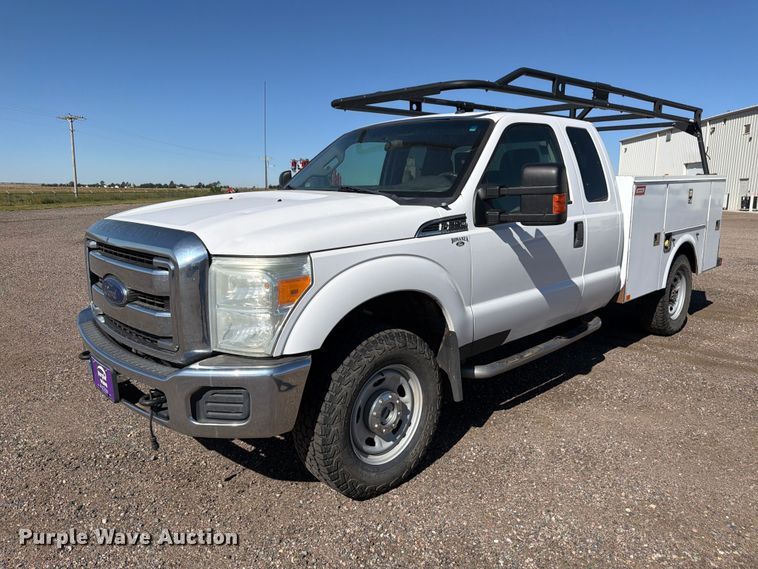 2016 Ford F250 Ext. Cab utility bed pickup truck