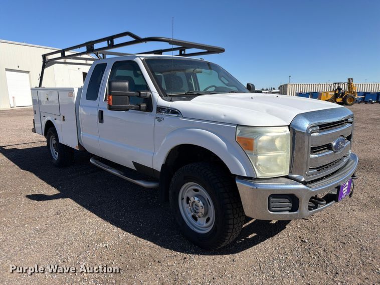 image for item FM7647 2016 Ford F250 Ext. Cab utility bed pickup truck