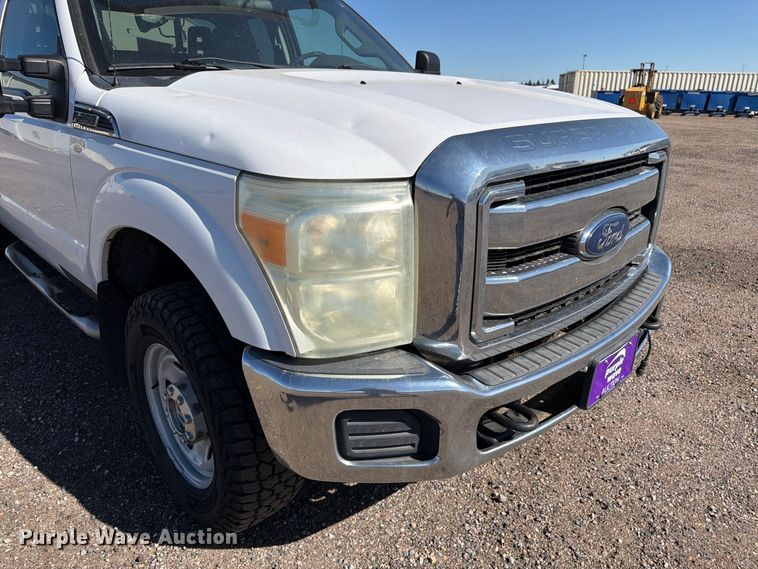 image for item FM7647 2016 Ford F250 Ext. Cab utility bed pickup truck