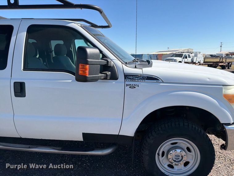 image for item FM7647 2016 Ford F250 Ext. Cab utility bed pickup truck