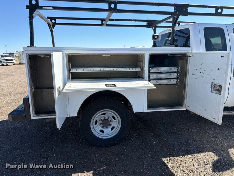 image for item FM7647 2016 Ford F250 Ext. Cab utility bed pickup truck
