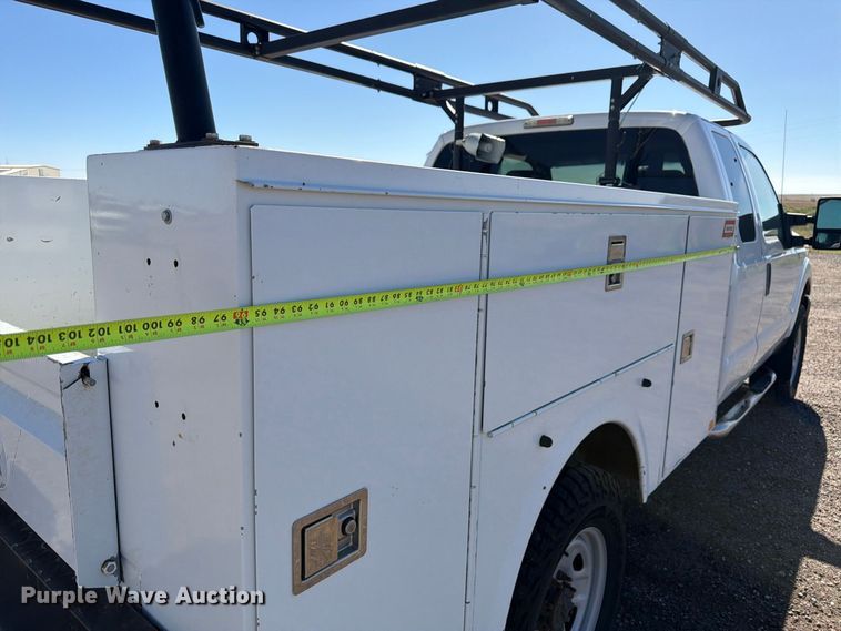 image for item FM7647 2016 Ford F250 Ext. Cab utility bed pickup truck