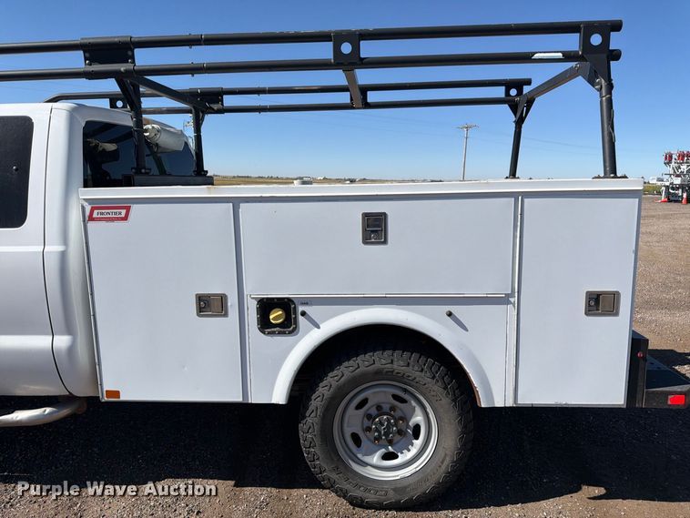 image for item FM7647 2016 Ford F250 Ext. Cab utility bed pickup truck