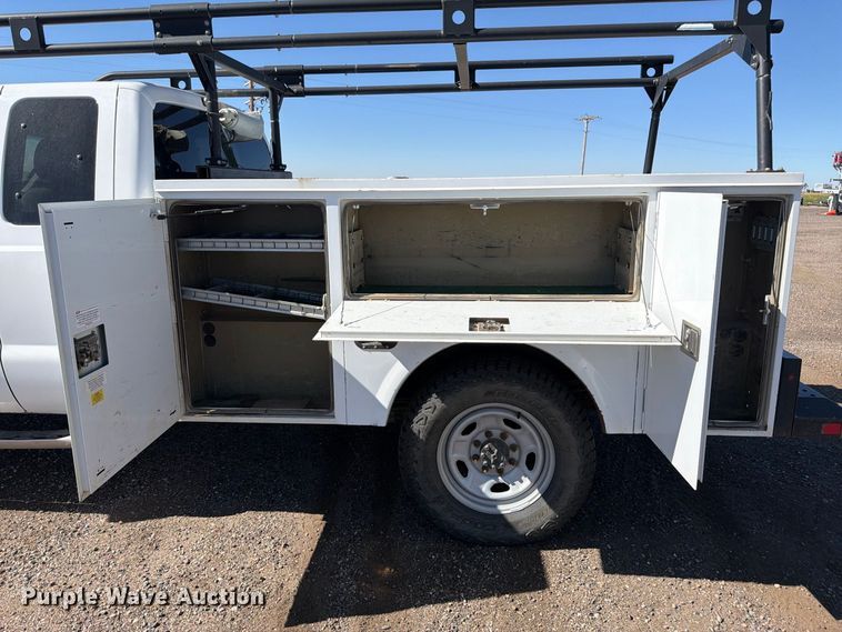 image for item FM7647 2016 Ford F250 Ext. Cab utility bed pickup truck