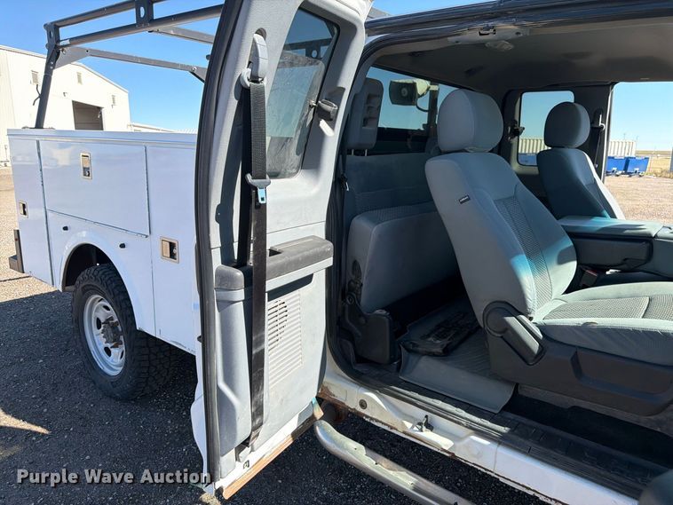 image for item FM7647 2016 Ford F250 Ext. Cab utility bed pickup truck