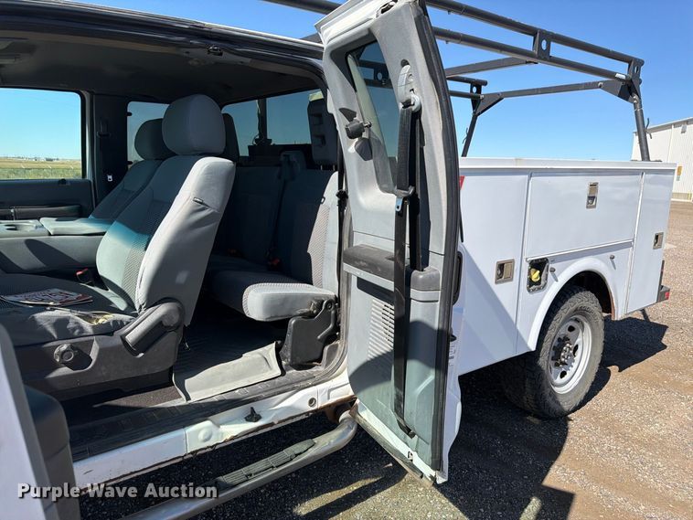 image for item FM7647 2016 Ford F250 Ext. Cab utility bed pickup truck