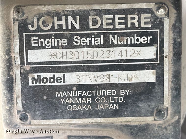 image for item FN2596 John Deere 3320 MFWD tractor