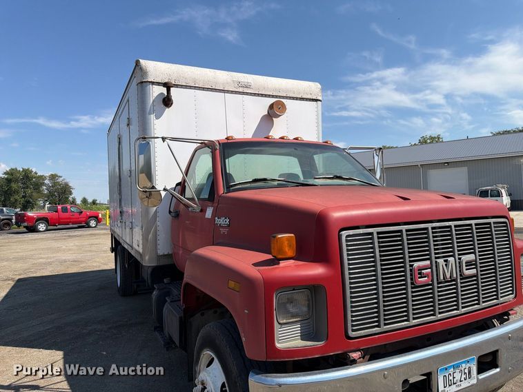 image for item FP3033 1996 GMC Topkick C6 box truck