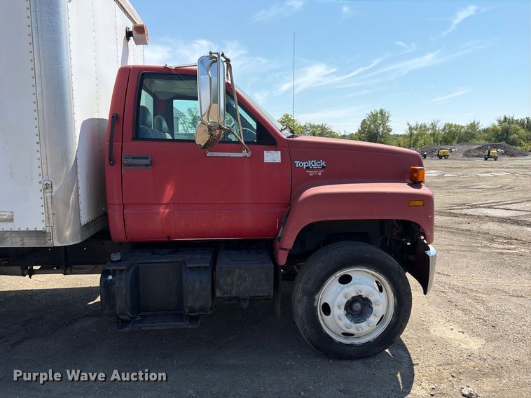image for item FP3033 1996 GMC Topkick C6 box truck