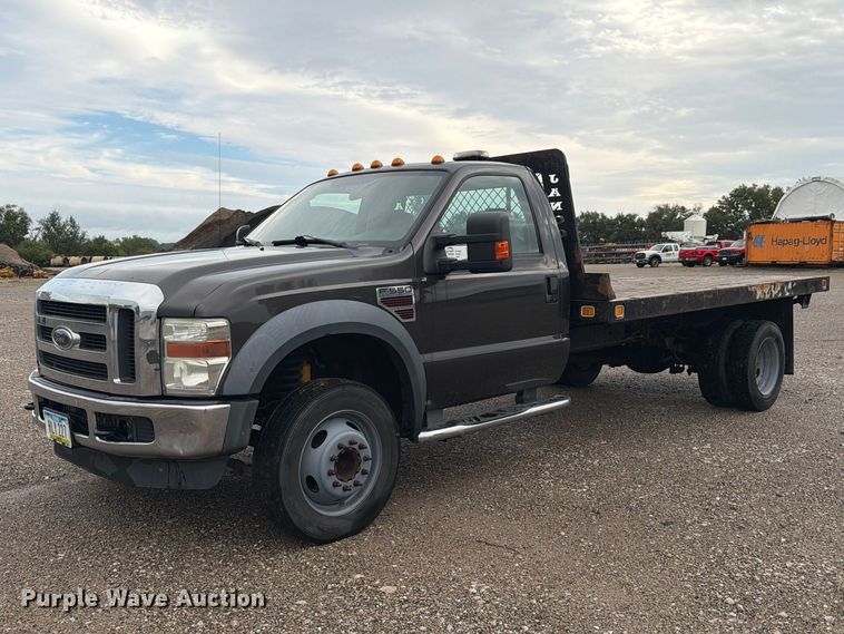 image for item FP3079 2008 Ford F550 Super Duty flatbed truck