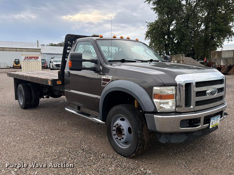 image for item FP3079 2008 Ford F550 Super Duty flatbed truck