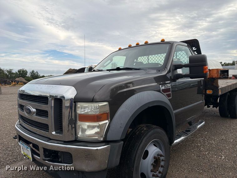image for item FP3079 2008 Ford F550 Super Duty flatbed truck