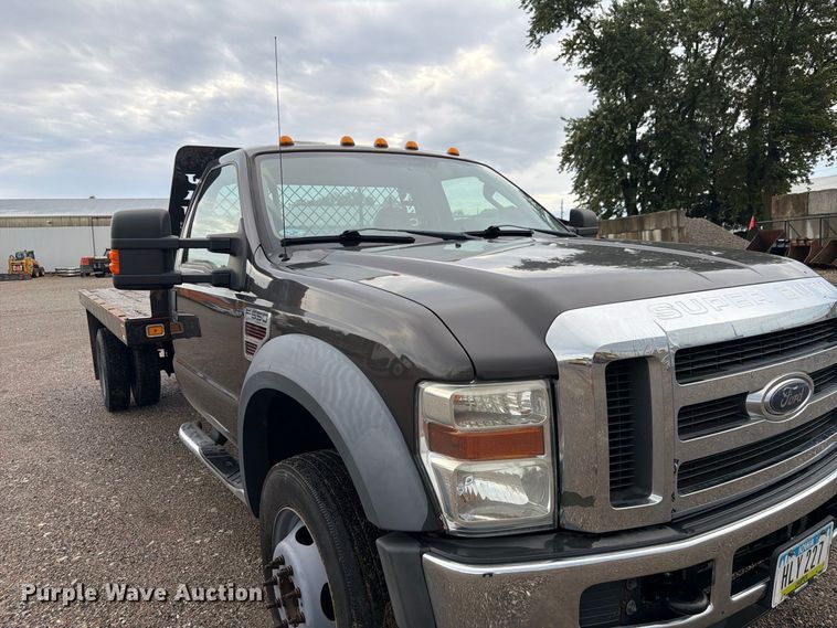 image for item FP3079 2008 Ford F550 Super Duty flatbed truck