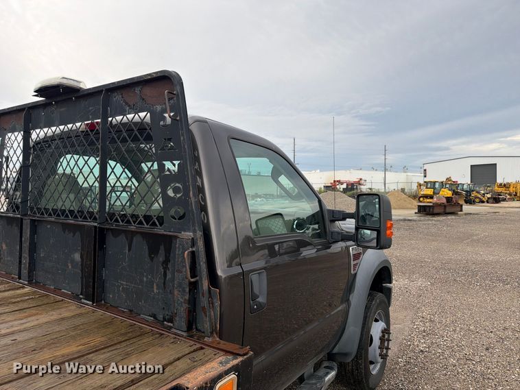 image for item FP3079 2008 Ford F550 Super Duty flatbed truck