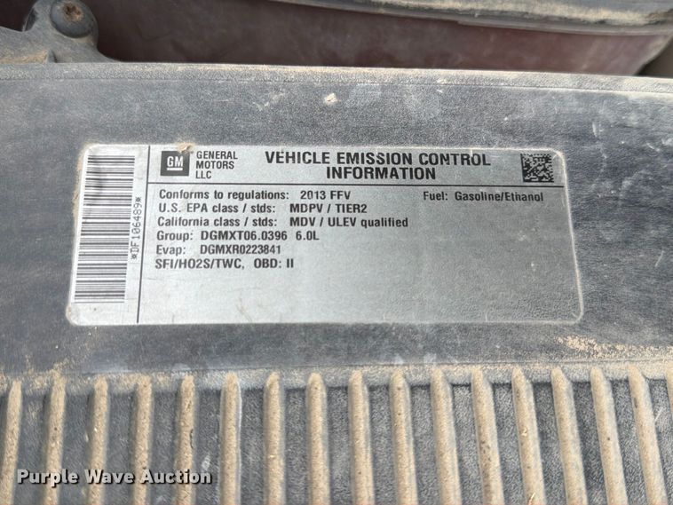 image for item FP3081 2013 Chevrolet Silverado 2500 Crew Cab pickup truck