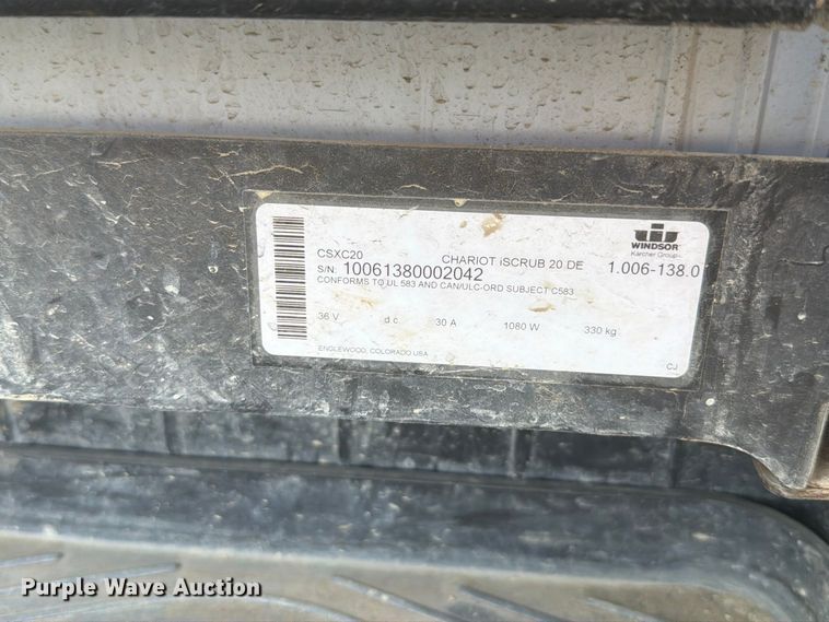 image for item FT6225 Windsor Chariot 2 iScrub 20X floor scrubber