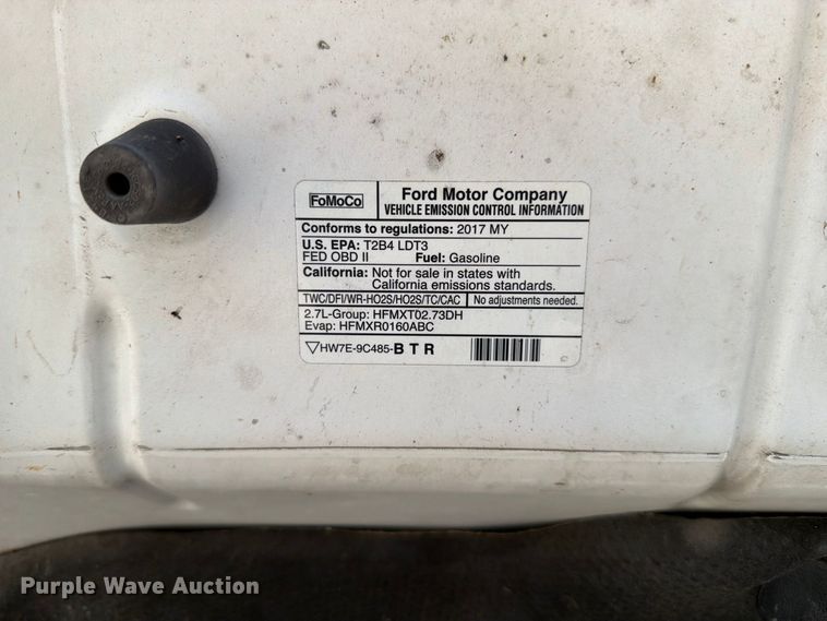 image for item FT6279 2017 Ford F150  XLT Crew Cab pickup truck