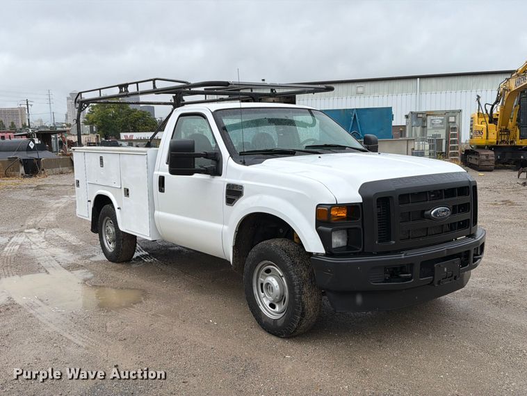 image for item FT6283 2010 Ford F250 Super Duty XL utility bed pickup truck