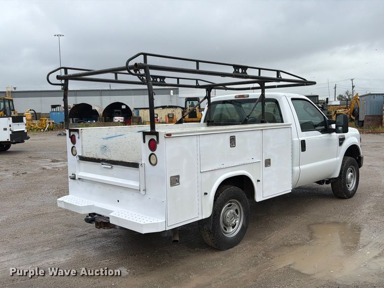 image for item FT6283 2010 Ford F250 Super Duty XL utility bed pickup truck