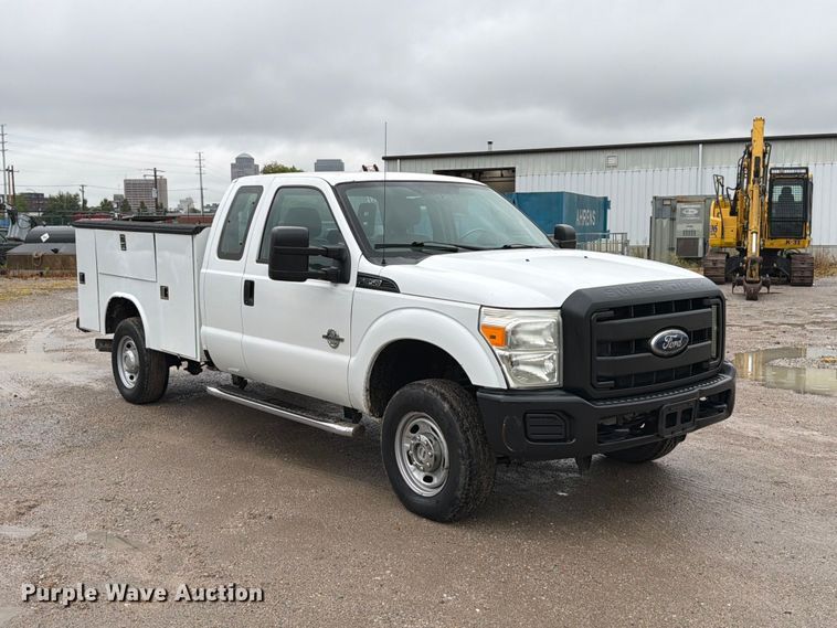 image for item FT6284 2011 Ford F350 Super Duty XL Ext. Cab utility bed pickup truck