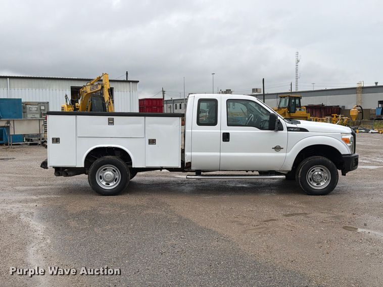 image for item FT6284 2011 Ford F350 Super Duty XL Ext. Cab utility bed pickup truck
