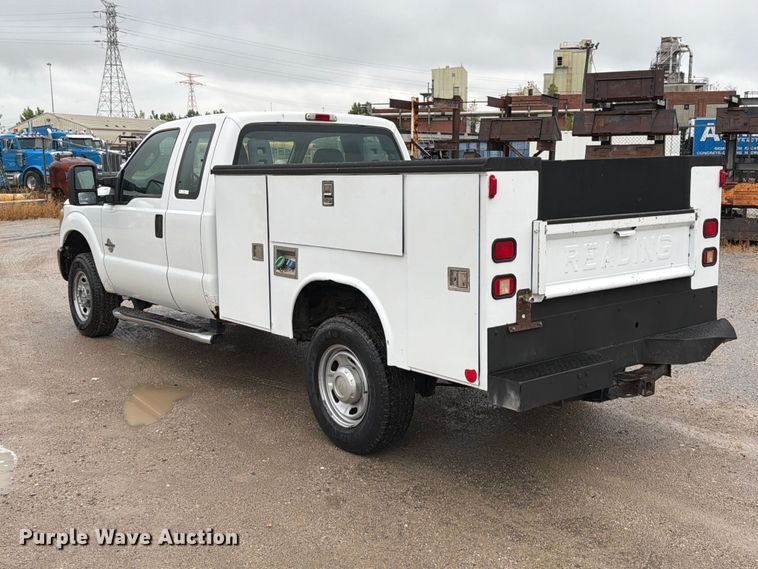 image for item FT6284 2011 Ford F350 Super Duty XL Ext. Cab utility bed pickup truck