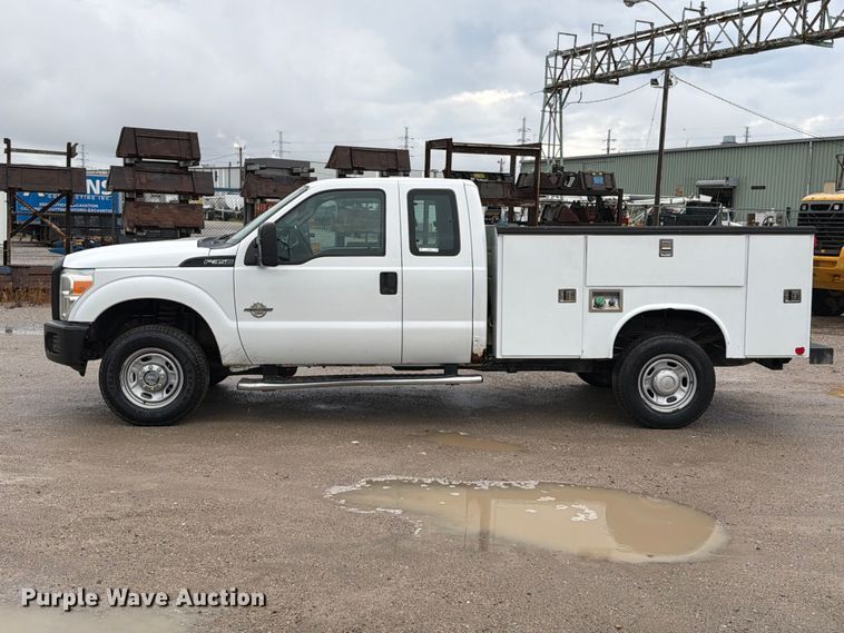 image for item FT6284 2011 Ford F350 Super Duty XL Ext. Cab utility bed pickup truck