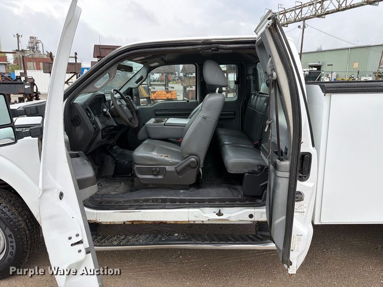 image for item FT6284 2011 Ford F350 Super Duty XL Ext. Cab utility bed pickup truck