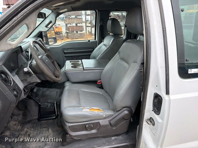 image for item FT6284 2011 Ford F350 Super Duty XL Ext. Cab utility bed pickup truck