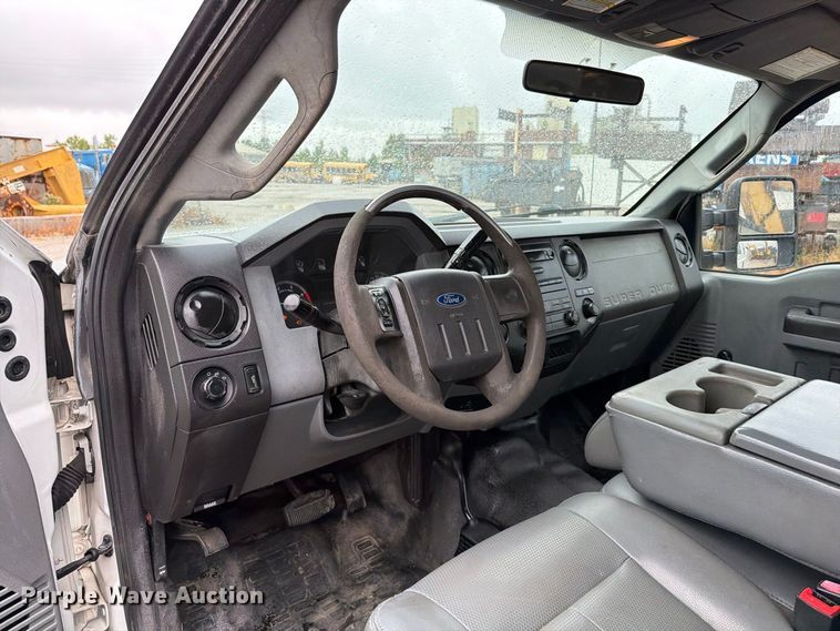 image for item FT6284 2011 Ford F350 Super Duty XL Ext. Cab utility bed pickup truck