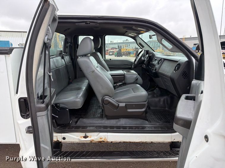 image for item FT6284 2011 Ford F350 Super Duty XL Ext. Cab utility bed pickup truck