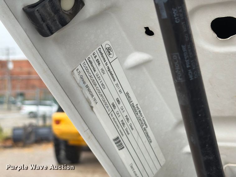 image for item FT6284 2011 Ford F350 Super Duty XL Ext. Cab utility bed pickup truck