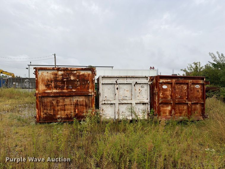 image for item FT6285 (3) roll-off dumpster