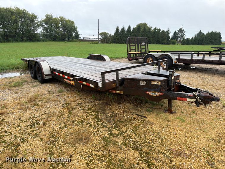 image for item FT7510 2020 H & H Trailers H822EX-100 tilt deck equipment trailer
