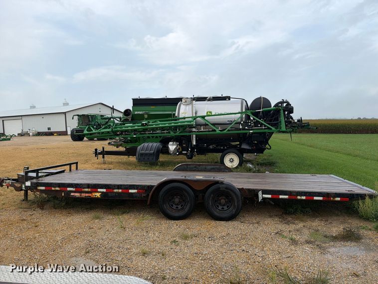 image for item FT7510 2020 H & H Trailers H822EX-100 tilt deck equipment trailer