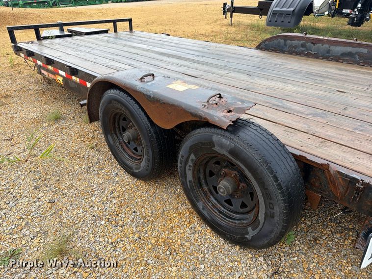 image for item FT7510 2020 H & H Trailers H822EX-100 tilt deck equipment trailer
