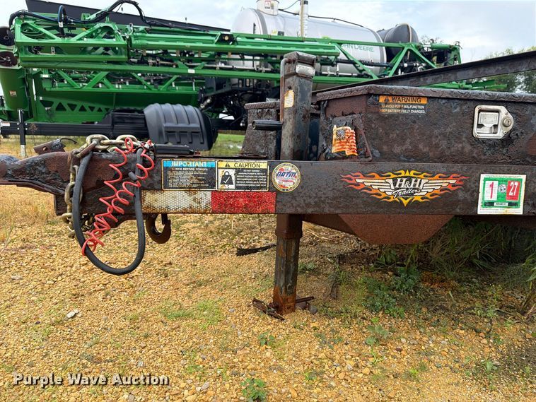 image for item FT7510 2020 H & H Trailers H822EX-100 tilt deck equipment trailer