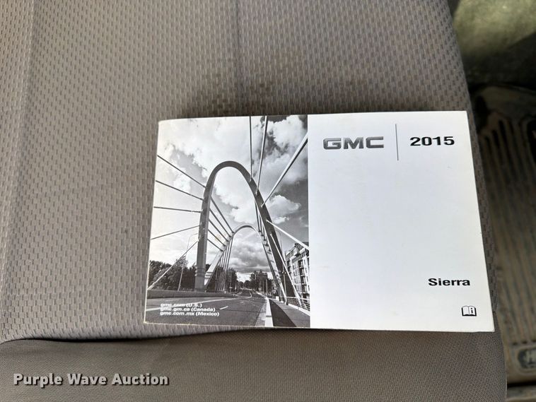 image for item FU4582 2015 GMC Sierra 2500HD 
