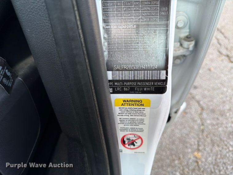 image for item FU4639 2014 Land Rover LR2 SUV
